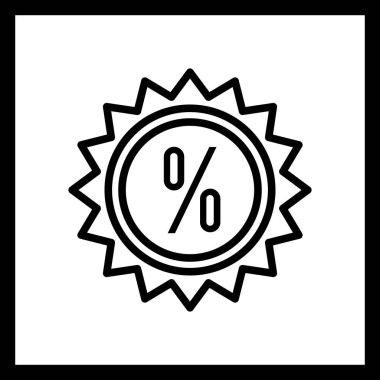 İllüstrasyon Iskonto simgesi