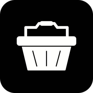 İllüstrasyon sepeti simgesi