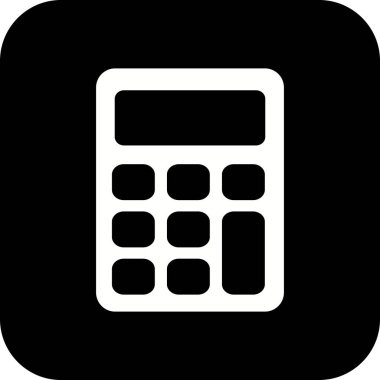 İllüstrasyon Hesap Makinesi Simgesi
