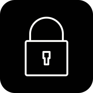 İllüstrasyon güvenlik simgesi