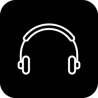 İllüstrasyon Kulaklık Simgesi