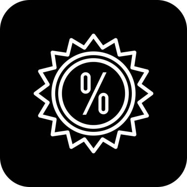 İllüstrasyon Iskonto simgesi