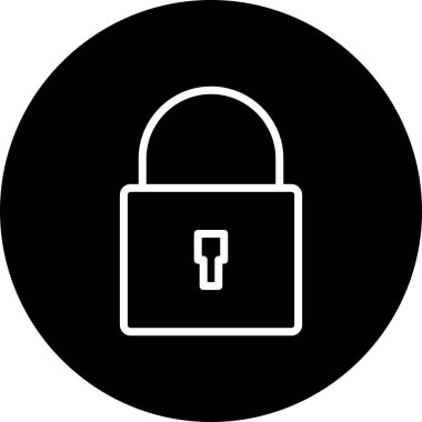 İllüstrasyon güvenlik simgesi