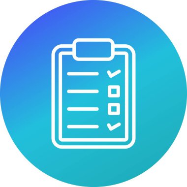 Çizim kontrol listesi simgesi