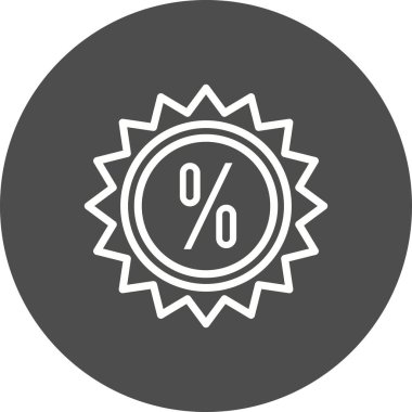 İllüstrasyon Iskonto simgesi