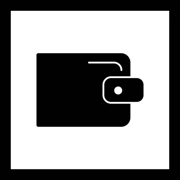 Ikon för bild plånbok — Stockfoto