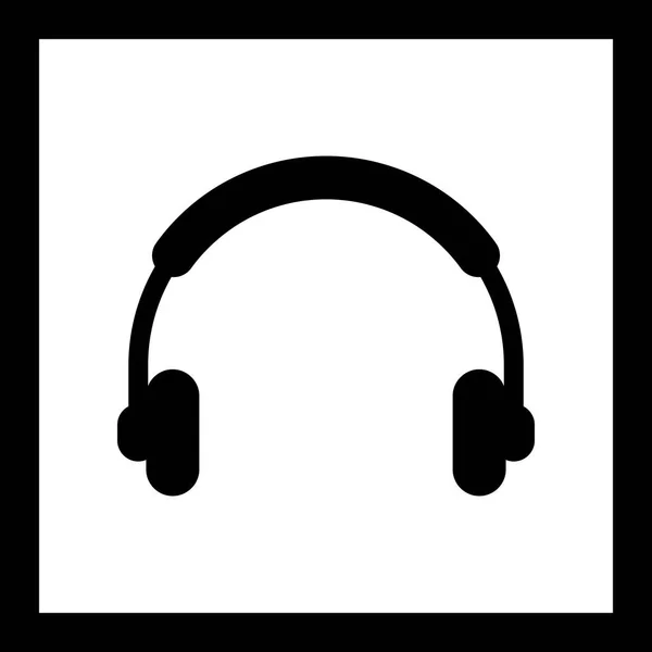 Illustration  Headphones Icon — Stock Photo, Image