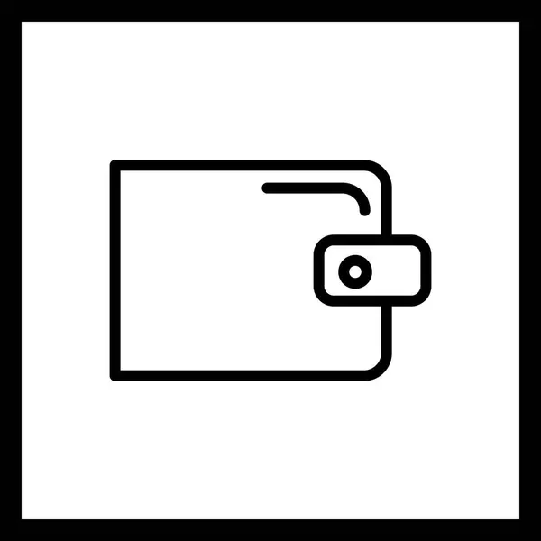 Illustration Brieftasche Symbol — Stockfoto