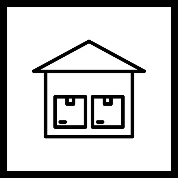 Illustration Storage Unit Icon — Stock Photo, Image