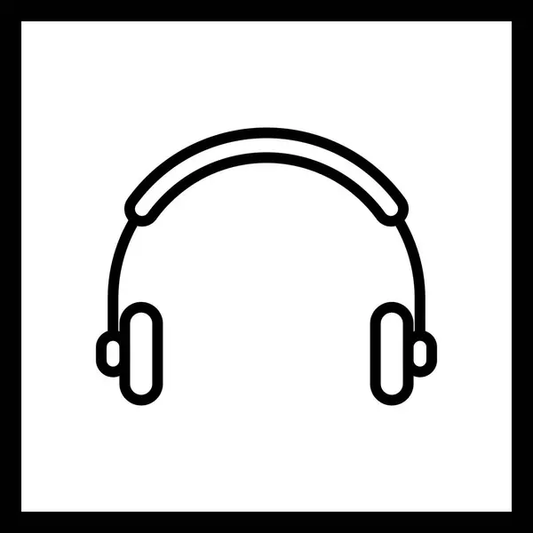 Illustration Kopfhörer-Symbol — Stockfoto