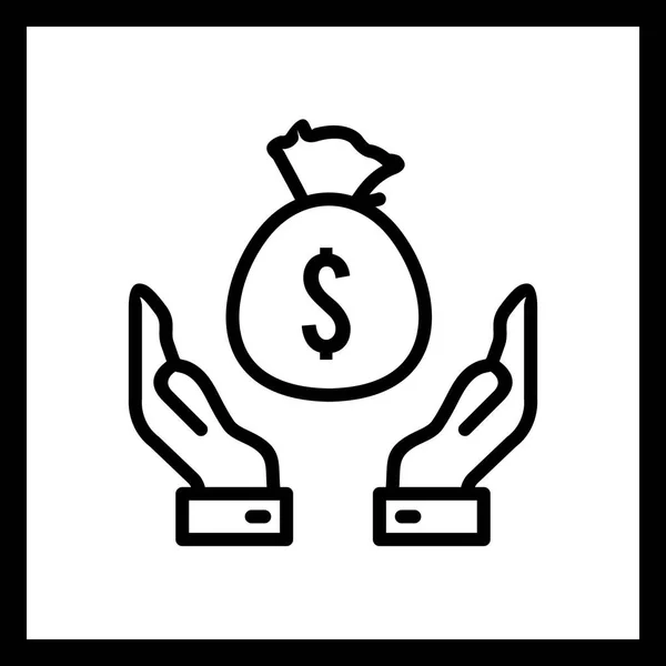 Illustration  saving Icon — Stock Photo, Image