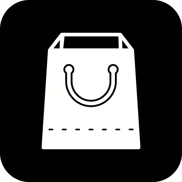 Icono de la bolsa de compras de ilustración —  Fotos de Stock