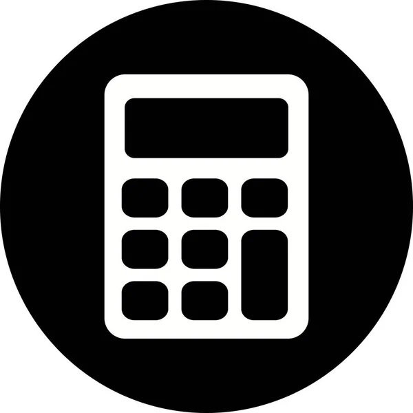 Icono de la calculadora de ilustración — Foto de Stock