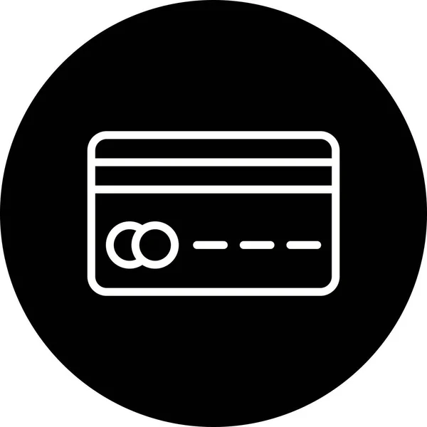 그림 신용 카드 아이콘 — 스톡 사진