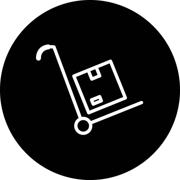 Illustration  Trolley Icon — Stock Photo, Image