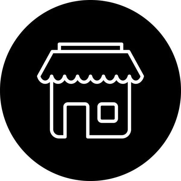 Icono de tienda de ilustración —  Fotos de Stock