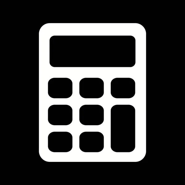 Ícone da calculadora da ilustração — Fotografia de Stock