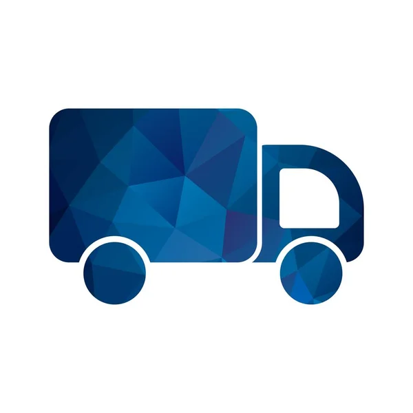 Ilustrace – ikona nákladního auta — Stock fotografie