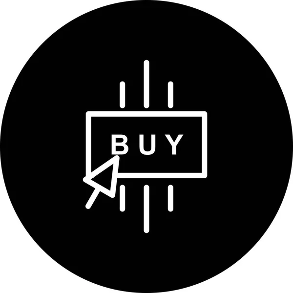Ilustrace-ikona nákupu — Stock fotografie