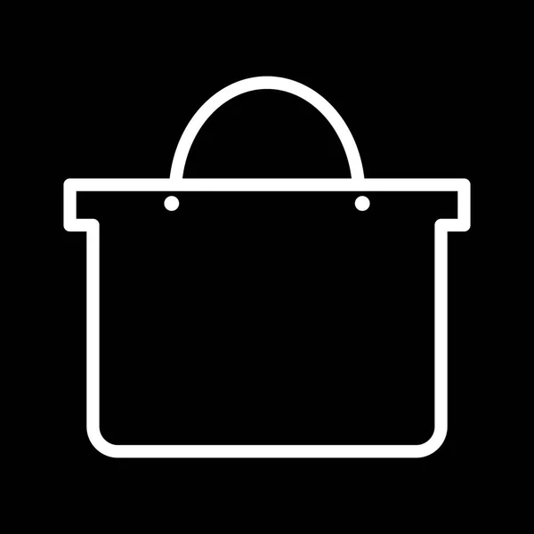 Icono de la bolsa de compras de ilustración — Foto de Stock