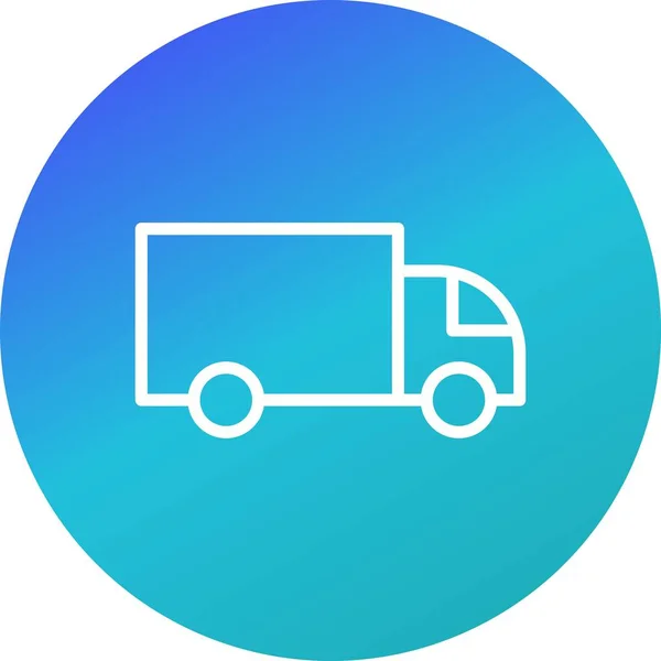 Illustration  Truck Icon — Stock Photo, Image