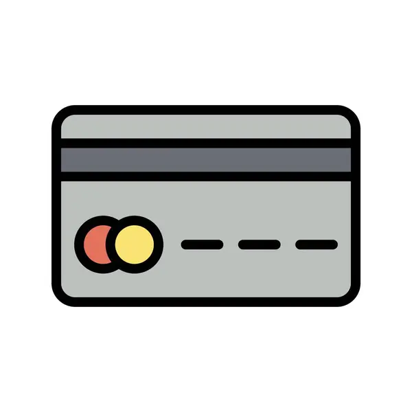 Ilustración Icono de tarjeta de crédito —  Fotos de Stock