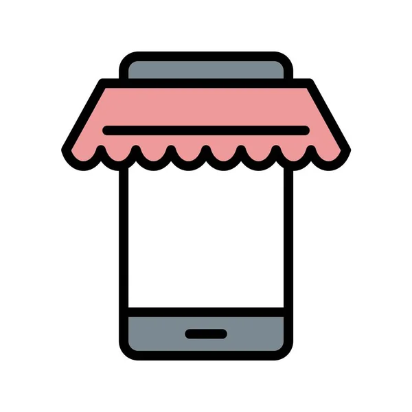 Икона интернет-шопинга — стоковое фото