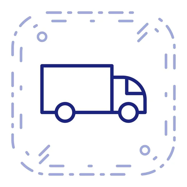 Illustratie truck icoon — Stockfoto