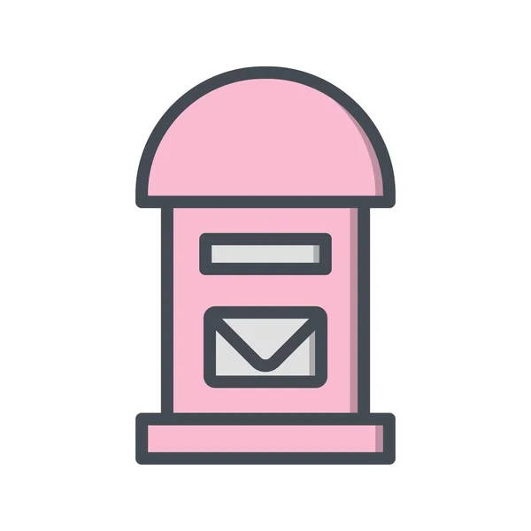 Illustratie Postbox icoon — Stockfoto