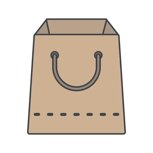Ícone do saco de compras da ilustração — Fotografia de Stock