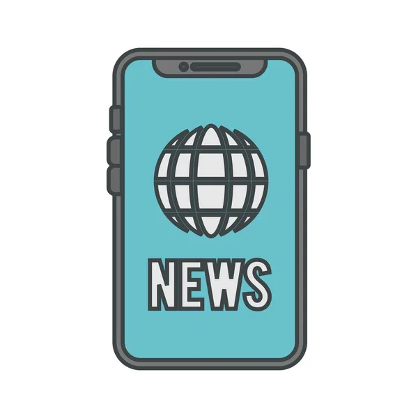 Illustration News Icon — Stock Photo, Image