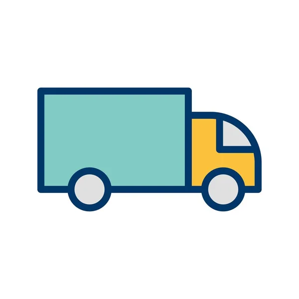 Ilustracja ikona ciężarówki — Zdjęcie stockowe
