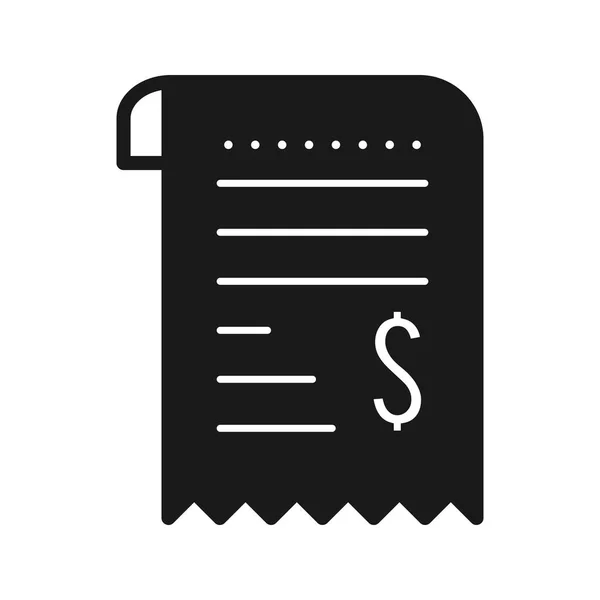 Illustration Receipt Icon — Stock Photo, Image