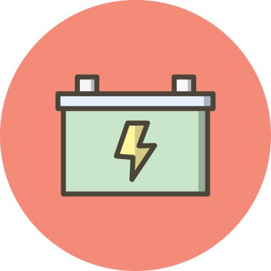 İllüstrasyon Pil Simgesi