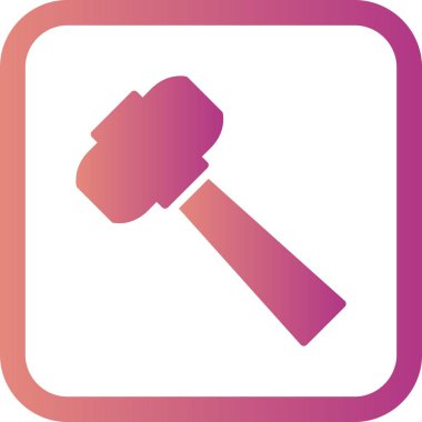 İllüstrasyon Çekiç Simgesi