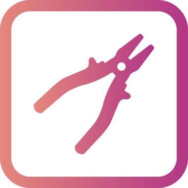 İllüstrasyon Plier Simgesi