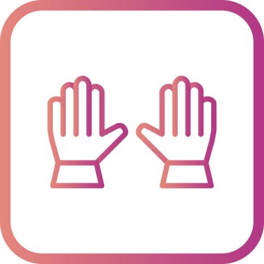 İllüstrasyon Eldiven Simgesi