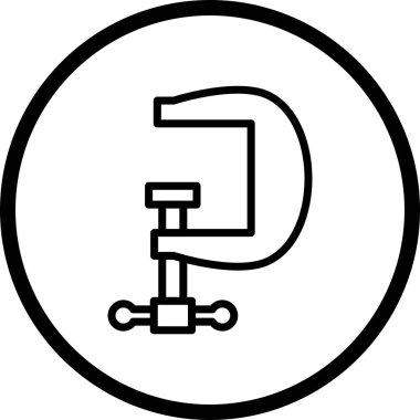 İllüstrasyon Mengene Simgesi