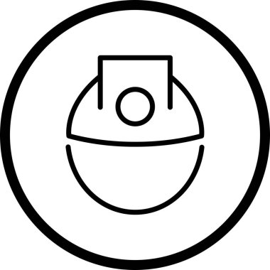 İllüstrasyon Kask Simgesi