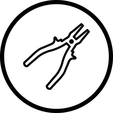 İllüstrasyon Plier Simgesi