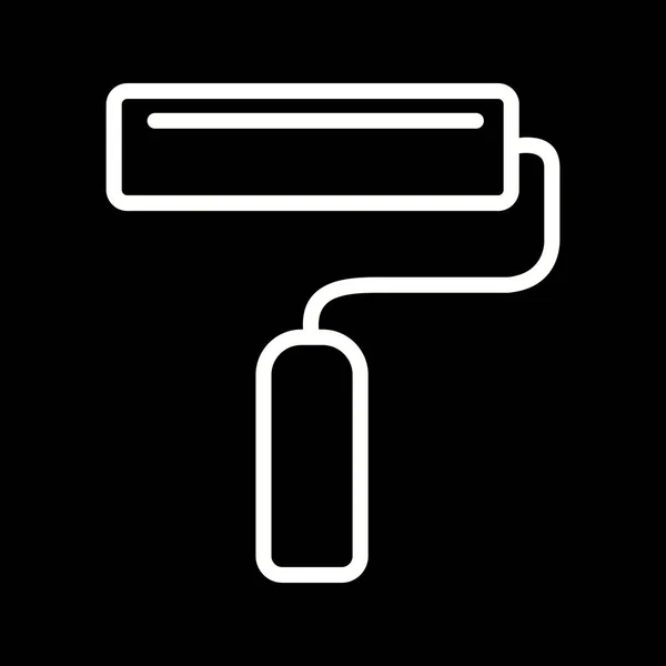 Illustration Paint Roller Icon — стоковое фото