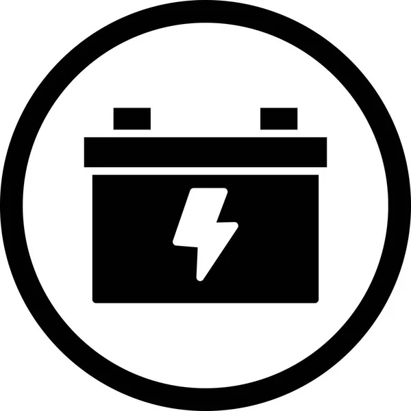 Illustrazione icona della batteria — Foto Stock