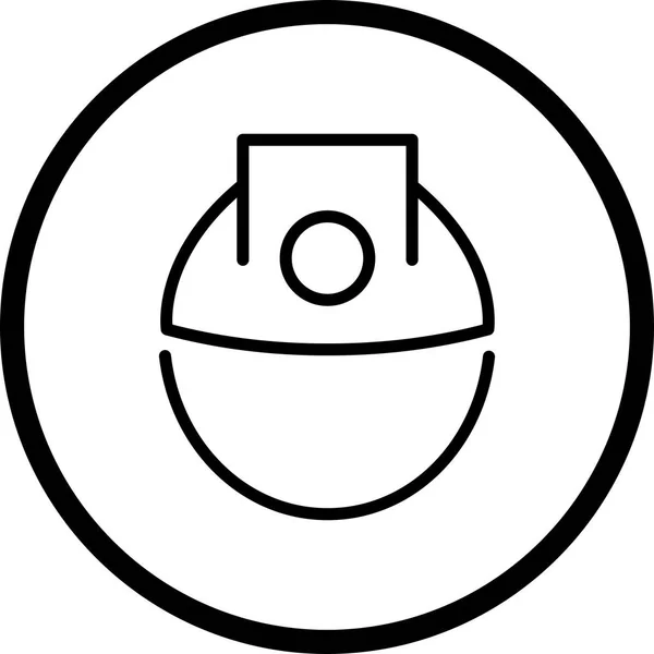 Illustratie helm pictogram — Stockfoto