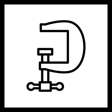 İllüstrasyon Mengene Simgesi