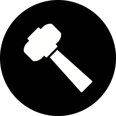 İllüstrasyon Çekiç Simgesi