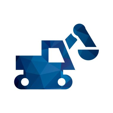 İllüstrasyon Ekskavatör Simgesi