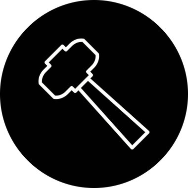 İllüstrasyon Çekiç Simgesi