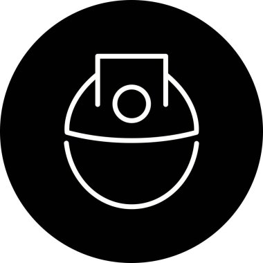 İllüstrasyon Kask Simgesi