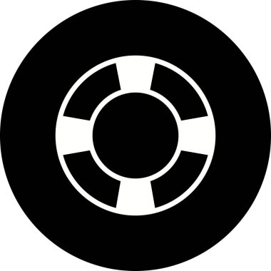 İllüstrasyon yaşam preserver simgesi