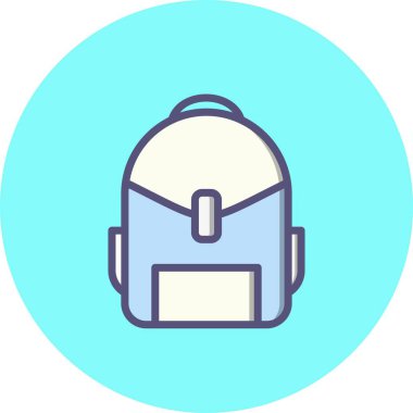 İllüstrasyon çantası simgesi